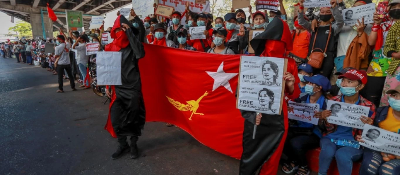 Μιανμάρ: 12 νεκροί στην καταστολή των διαδηλώσεων - Η κυβέρνηση δεσμεύθηκε για ανατροπή της στρατιωτικής διοίκησης